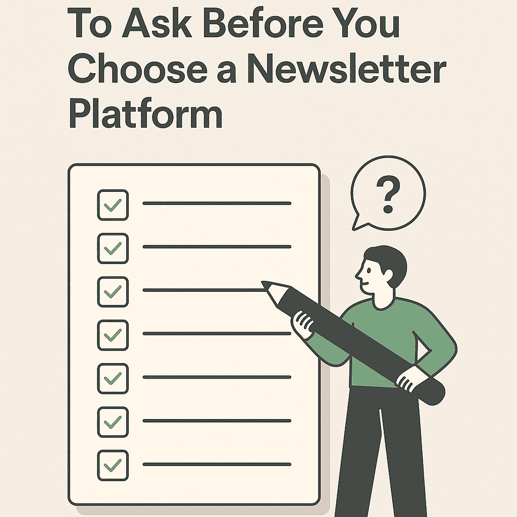 How to Choose a Newsletter Platform: 10 Critical Questions to Ask