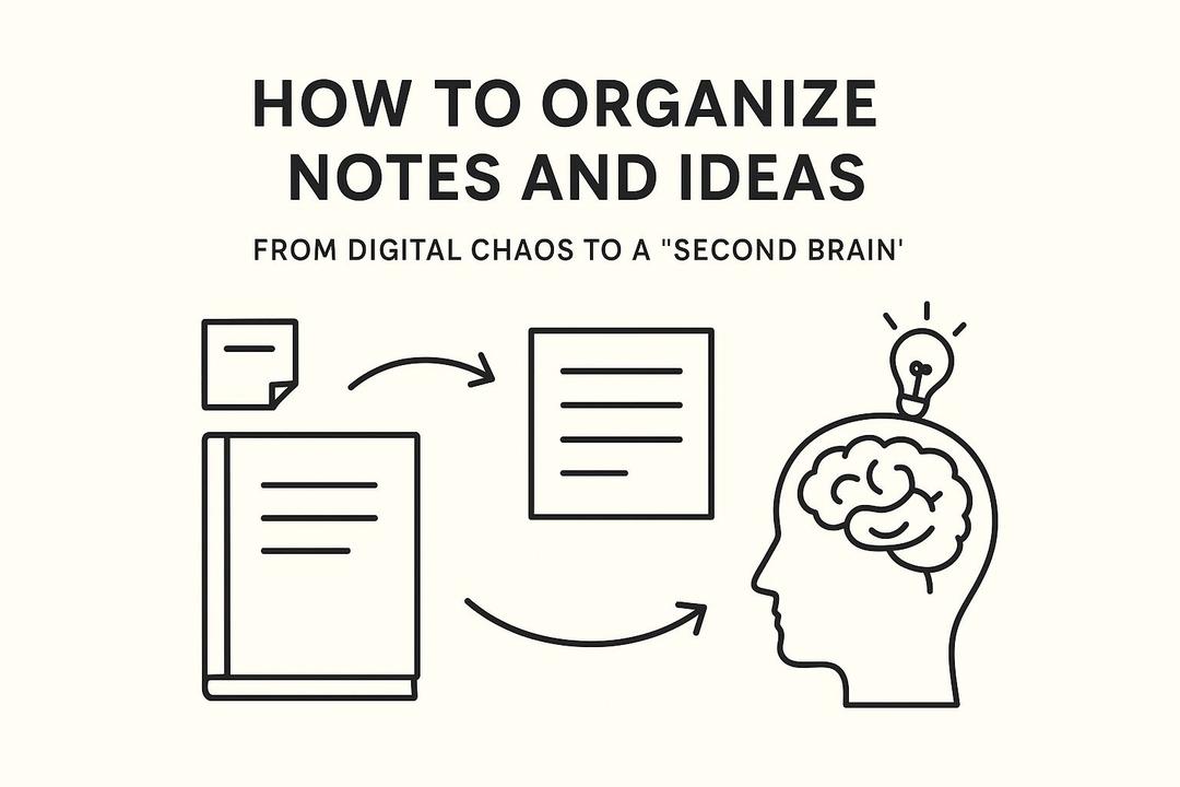 How to Organize Notes: A 3-Step Guide to Building a 'Second Brain'