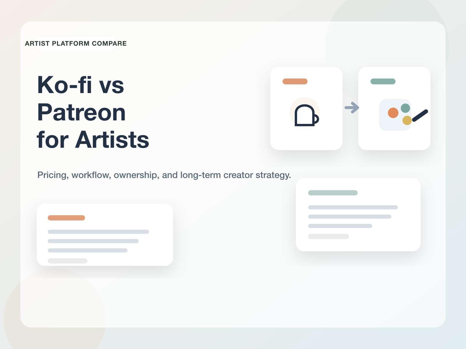 Ko-fi vs Patreon for Artists: Which Is Better in 2026?