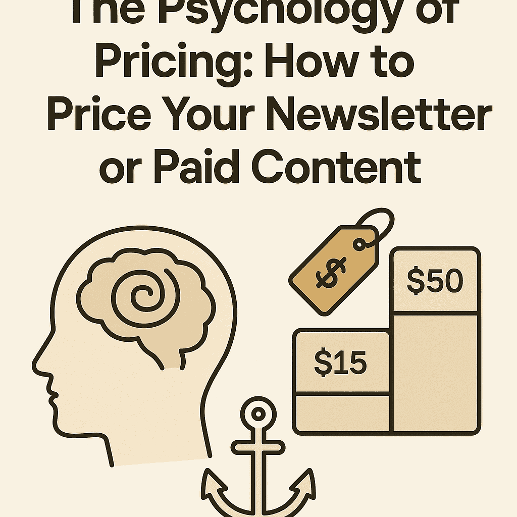The Psychology of Pricing: How to Price Your Newsletter or Paid Content (2026 Guide)