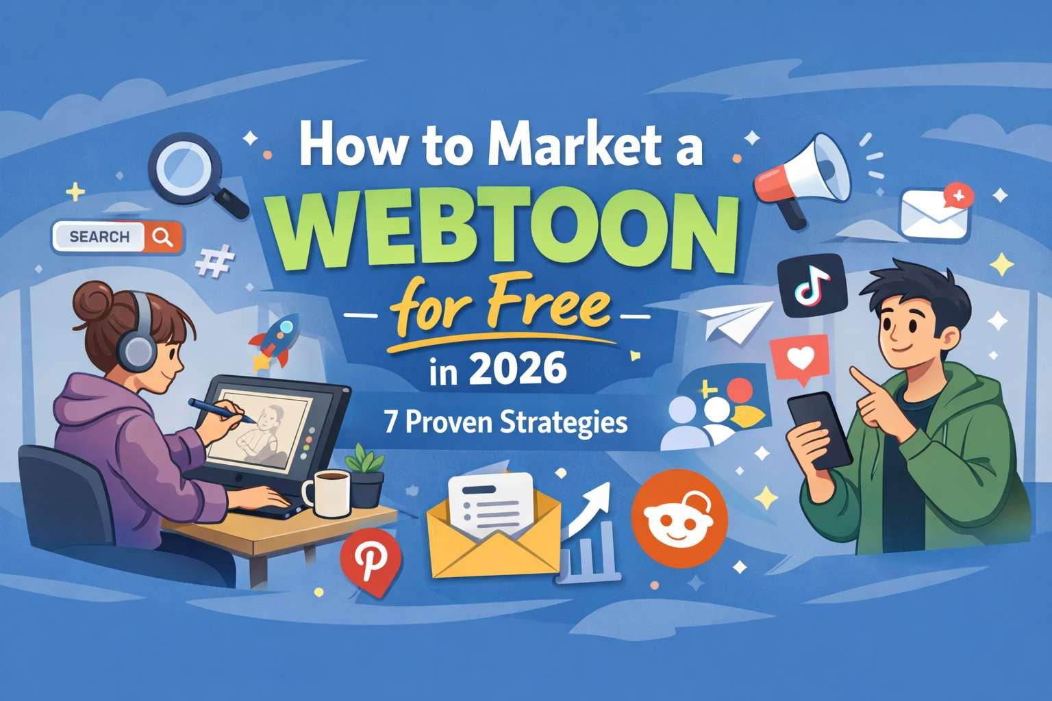 How to Market a Webtoon for Free in 2026 (7 Proven Strategies)