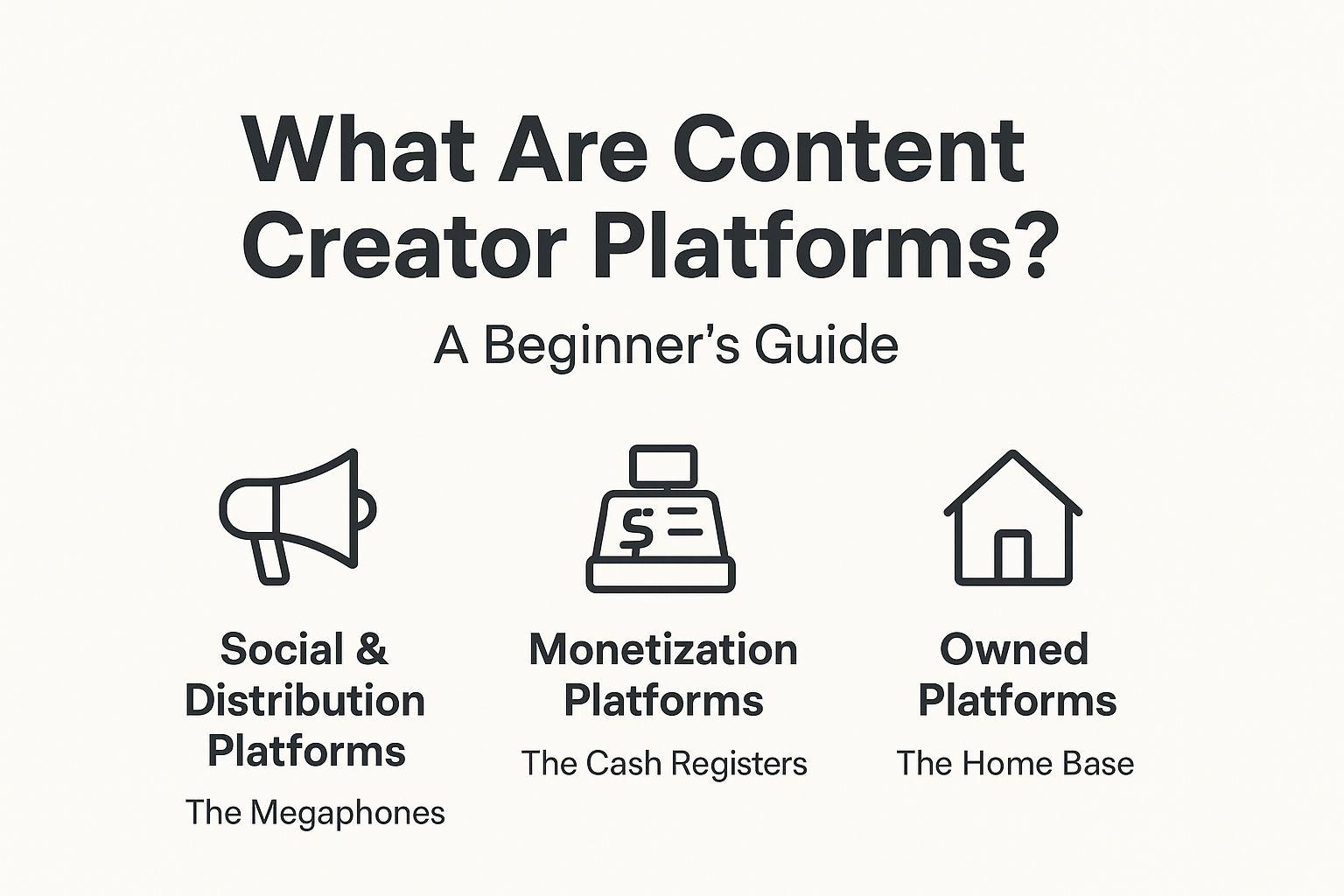 What Are Content Creator Platforms? A Beginner's Guide