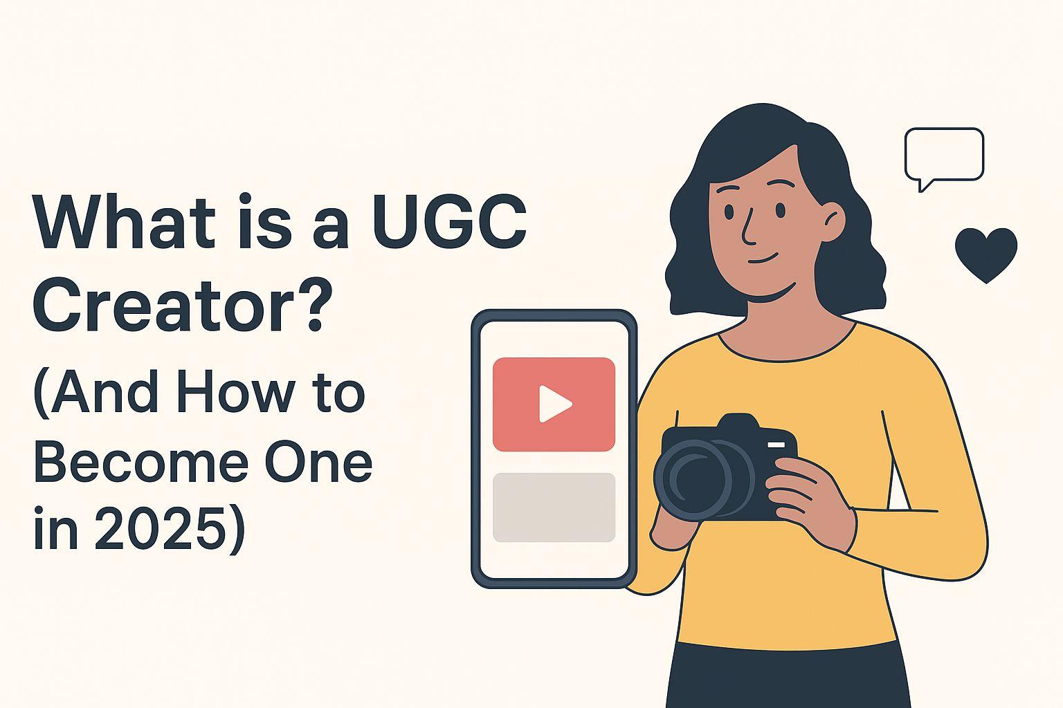 What is a UGC Creator? (And How to Become One in 2026)