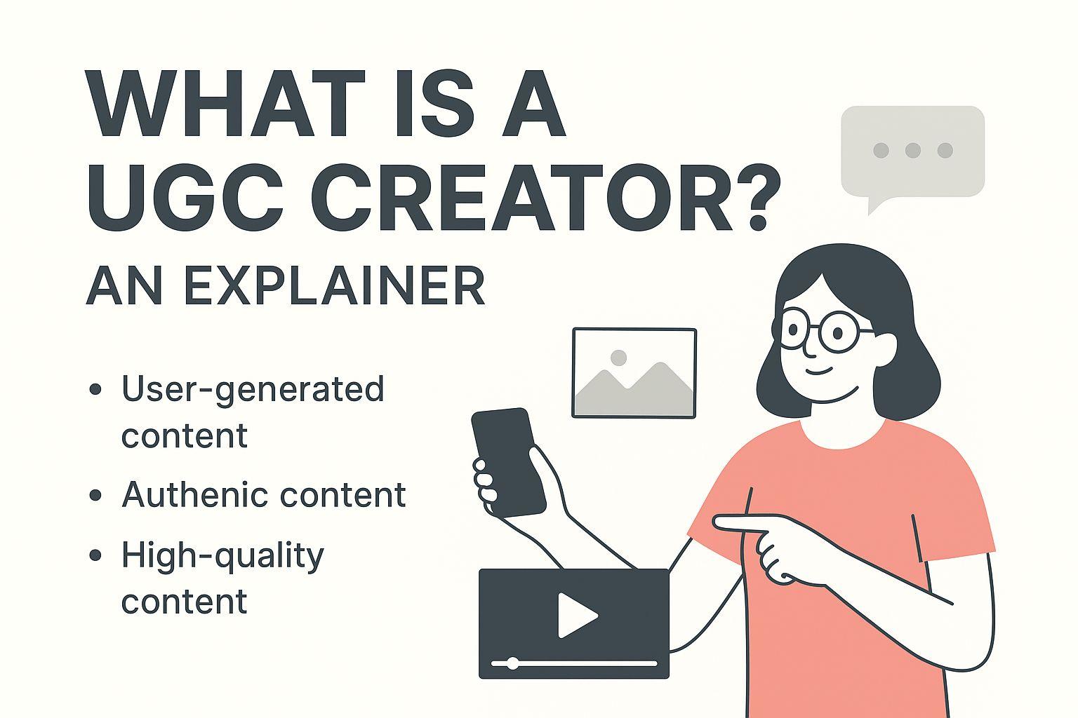 What is a UGC Creator? A 2026 Explainer for Aspiring Creators