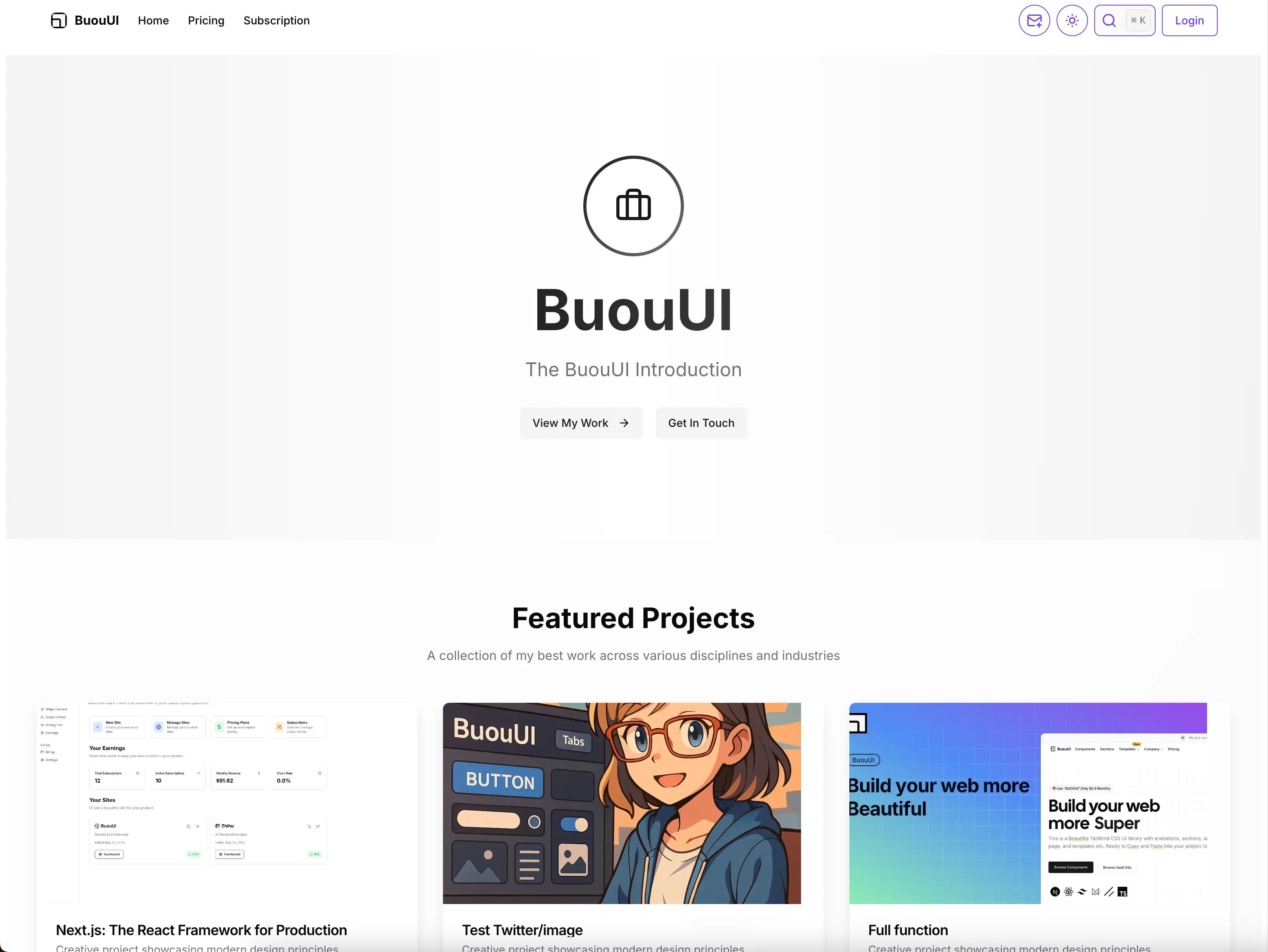 Published website with analytics showing subscriber growth